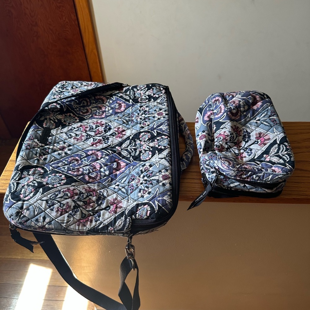 Vera Bradley Floral Quilted Bag Set